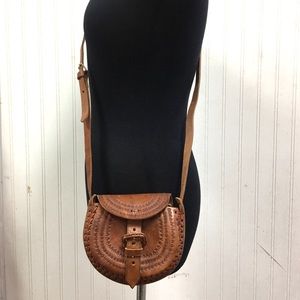 Authentic Mexican Leather Crossbody Purse